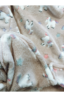 GoldBee Dětská Mikina Doba Ledová Fluffy Unicorn (Barva Unicorn, Velikost M)