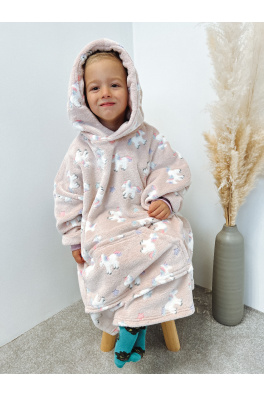 GoldBee Dětská Mikina Doba Ledová Fluffy Unicorn (Barva Unicorn, Velikost M)