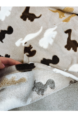 GoldBee Dětská Mikina Doba Ledová Fluffy Dino (Barva Dino, Velikost M)